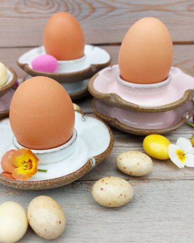 Äggkopp, Blom drejad