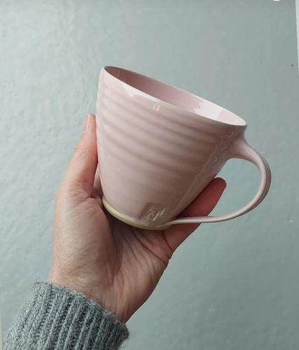 Kaffekopp Rosa, drejad