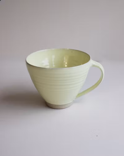 Tekopp Vaniljgul, drejad