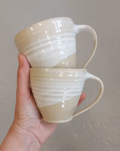 Kaffekopp Havrelatte, drejad