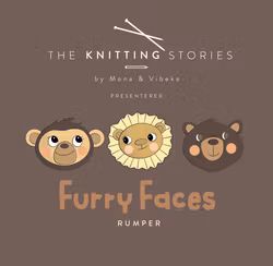 Garn- og broderipakke: Furry Faces Rumper (Bjørnen)