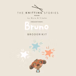Stickanleitung für den Welpen Bruno