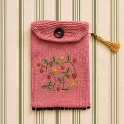 Embroidery Pattern for Strawberry Blossom