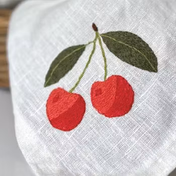 Embroidery Pattern for Wild Cherry