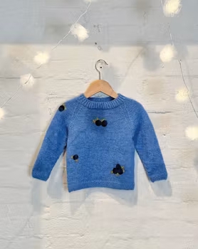Embroidery Pattern for Blueberry Fields