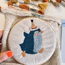 Embroidery Pattern for Dr. Pepper