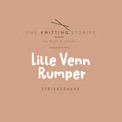 Strikkepakke: Lille Venn Rumper i Fin Alpakka Ull by The Knitting Stories