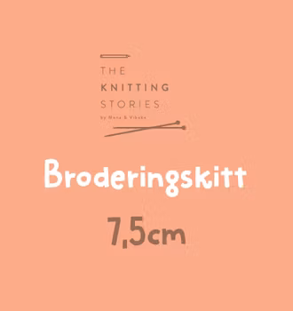 Broderingskit 7,5 cm