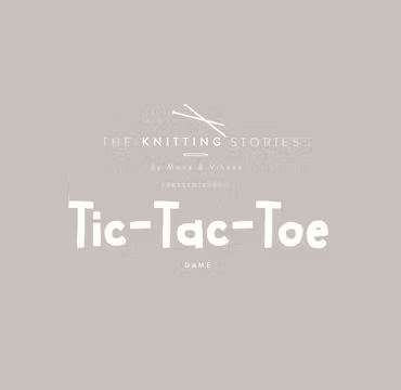 Tic-Tac-Toe (Dame) - Strikkeoppskrift