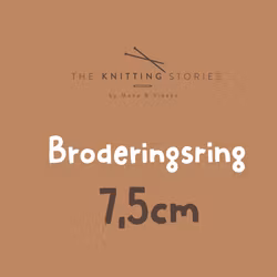Broderingsring 7,5 cm