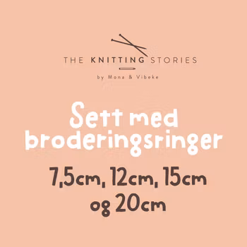 Sett med broderingsringer