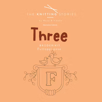 Three - Puttoppi Pose Broderikit