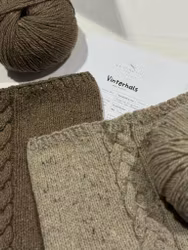 Vinterhals med flette