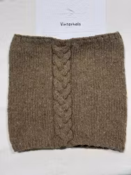 Vinterhals med flette