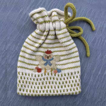 Påskehøna garn- og broderipakke