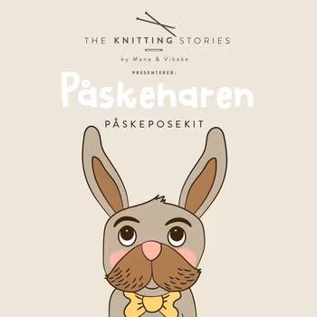 Påskeharen garn- og broderipakke