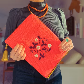 Strawberry Garden Broderikit (Eco Vita ullgarn)