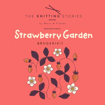 Strawberry Garden Broderikit (Eco Vita ullgarn)