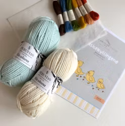 Påskekyllingene, Broderi- og garnpakke