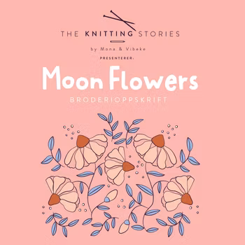 Moon Flowers Embroidery Pattern