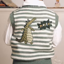 Krokodillen Alfred - Broderioppskrift