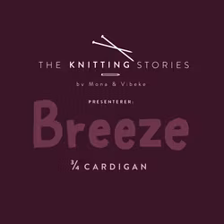Breeze  ¾ Cardigan - Oppskrift
