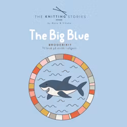 The Big Blue Broderikit (Eco Vita ullgarn)
