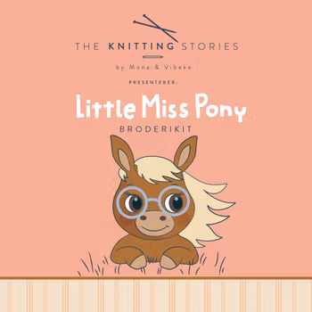 Little Miss Pony Broderikit  (Eco Vita ullgarn)