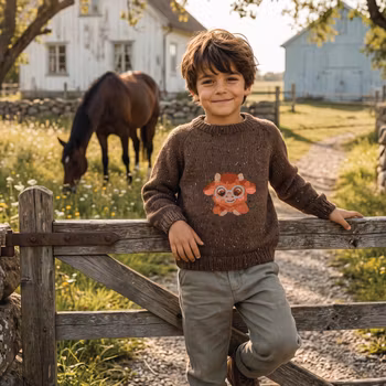 Little Mister Milk Broderikit  (Eco Vita ullgarn)