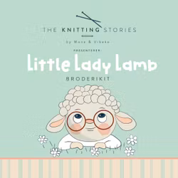 Little Lady Lamb Broderikit  (Eco Vita ullgarn)