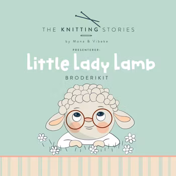 Little Lady Lamb Broderikit  (Eco Vita ullgarn)