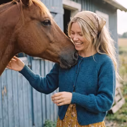 Strikkepakke: Cloud Cardigan i Lun Alpakka Merino by The Knitting Stories