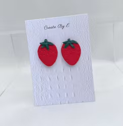 Jordgubbar studs