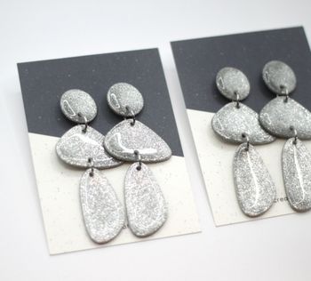 Dangle (silver/glitter)
