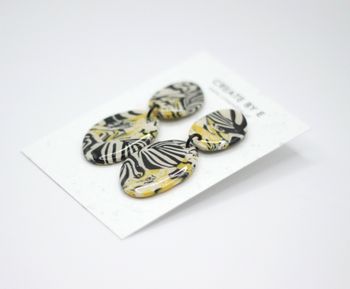 Glossy stone (gul/mönstrad)