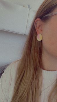 Studs (kornblå/gloss)