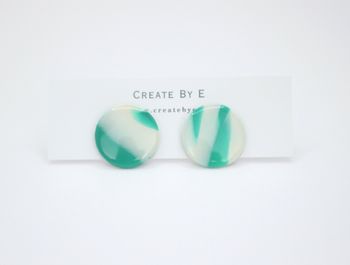 Studs (grön melerad/gloss)