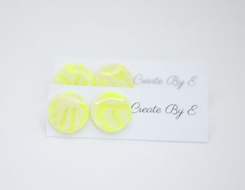 Glossy studs (neongul/melerad)