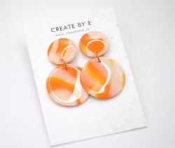 Glossy circle (orange/melerad)