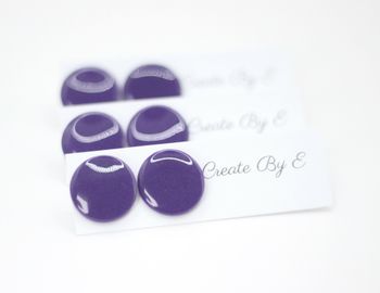 Glossy studs (lila)