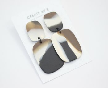 Soft edges (svart/brun melerad)