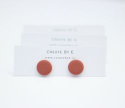 Matta studs (rostbrun)