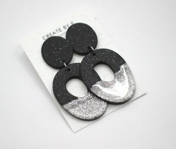 Big (svart/silverglitter/gloss)