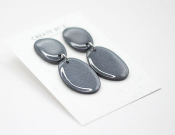 Stone (grå/svart metallic/gloss)
