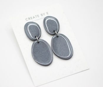 Stone (grå/svart metallic/gloss)