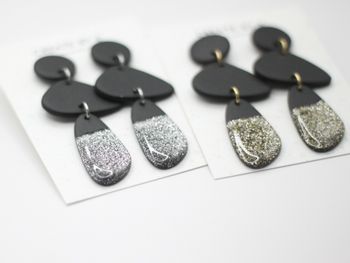 Dangle (mattsvart/glitter/gloss)