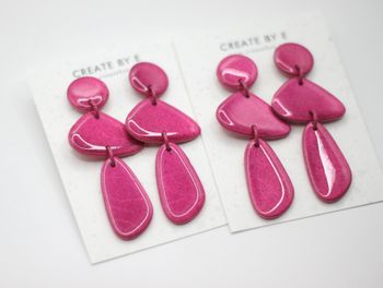 Dangle gloss (rosa/metallic)
