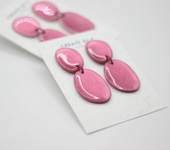 Glossy stone (rosa/metallic)
