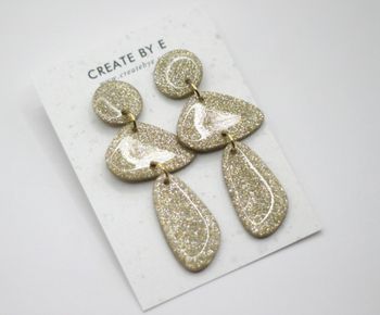 Dangle (guld/glitter)