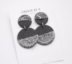 Circle (mattsvart/glittergloss)